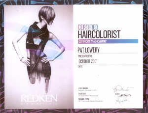 Pat Lowery, Certified REDKEN HairColorist